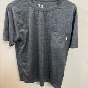 Vuori Gray Short Sleeve Tee Classic Crew Neck